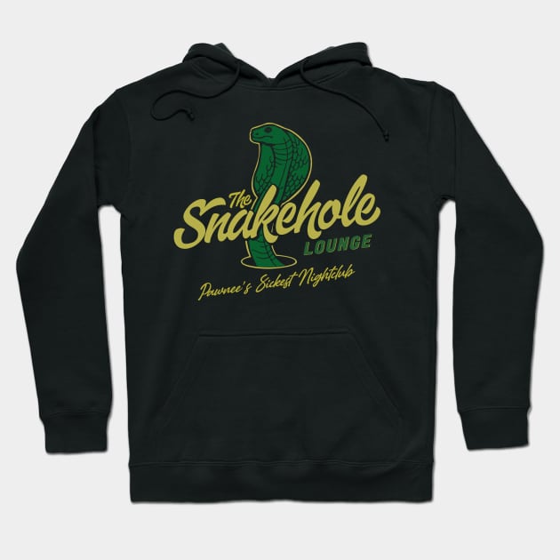 Snakehole Lounge Hoodie by MindsparkCreative